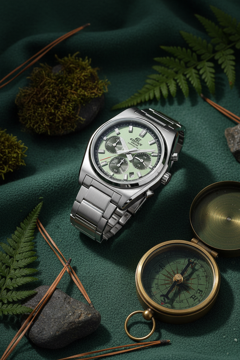 RELOJ PARA HOMBRE CASIO EDIFICE EFB-730D-3AVUDF -VERDE