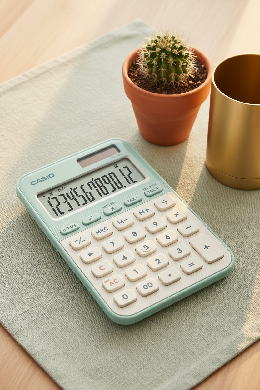 CALCULADORA CASIO - MI ESTILO MS-20YC-LG-W-DP