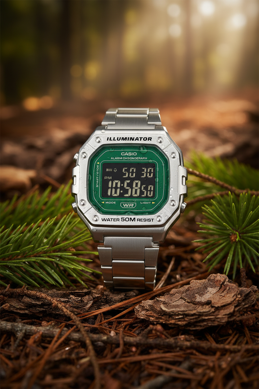 RELOJ CASIO W-218HD-3AVDF - VERDE