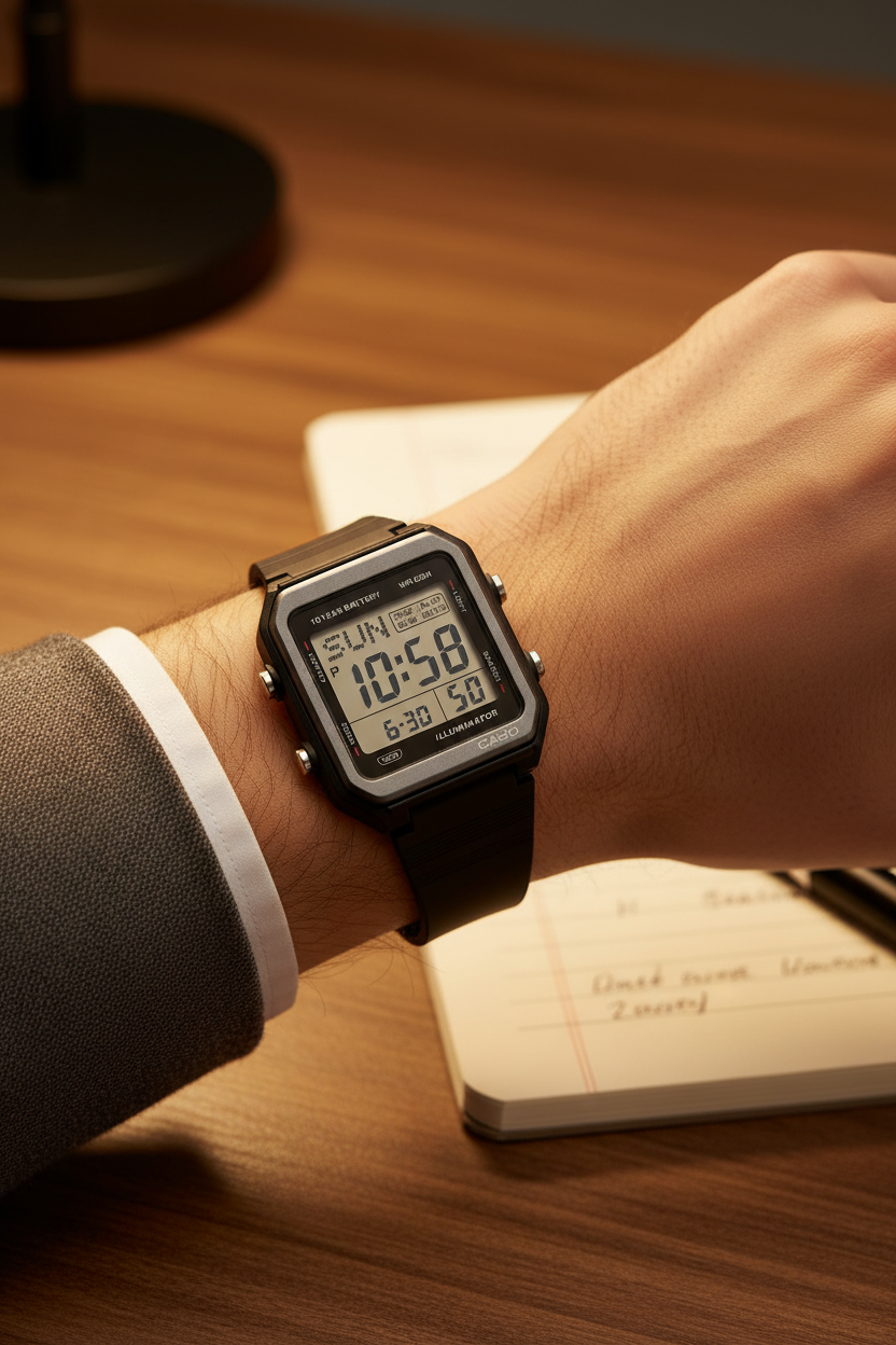 RELOJ CASIO W-221H-1AVDF - NEGRO