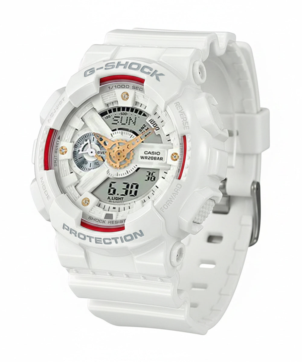 RELOJ ANÁLOGO DIGITAL PARA HOMBRE CASIO G-SHOCK GA-110DDR-7ADR - BLANCO