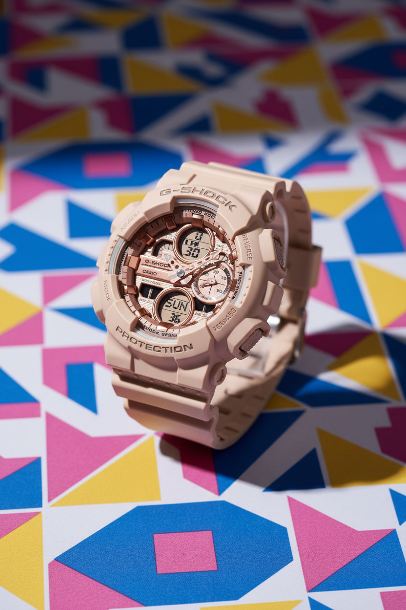 RELOJ CASIO G-SHOCK GMA-S140PG-4ADR - ROSADO