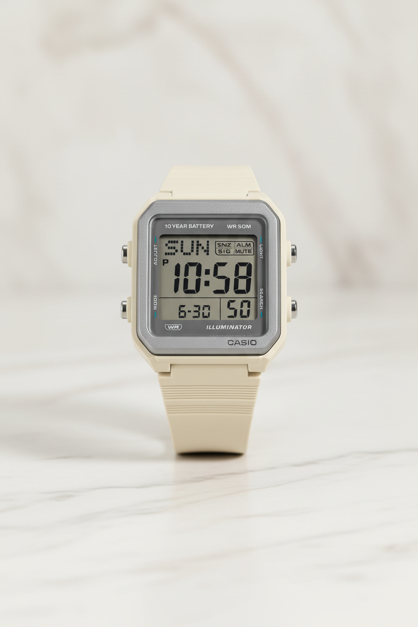 RELOJ CASIO W-221H-8AVDF - Beige