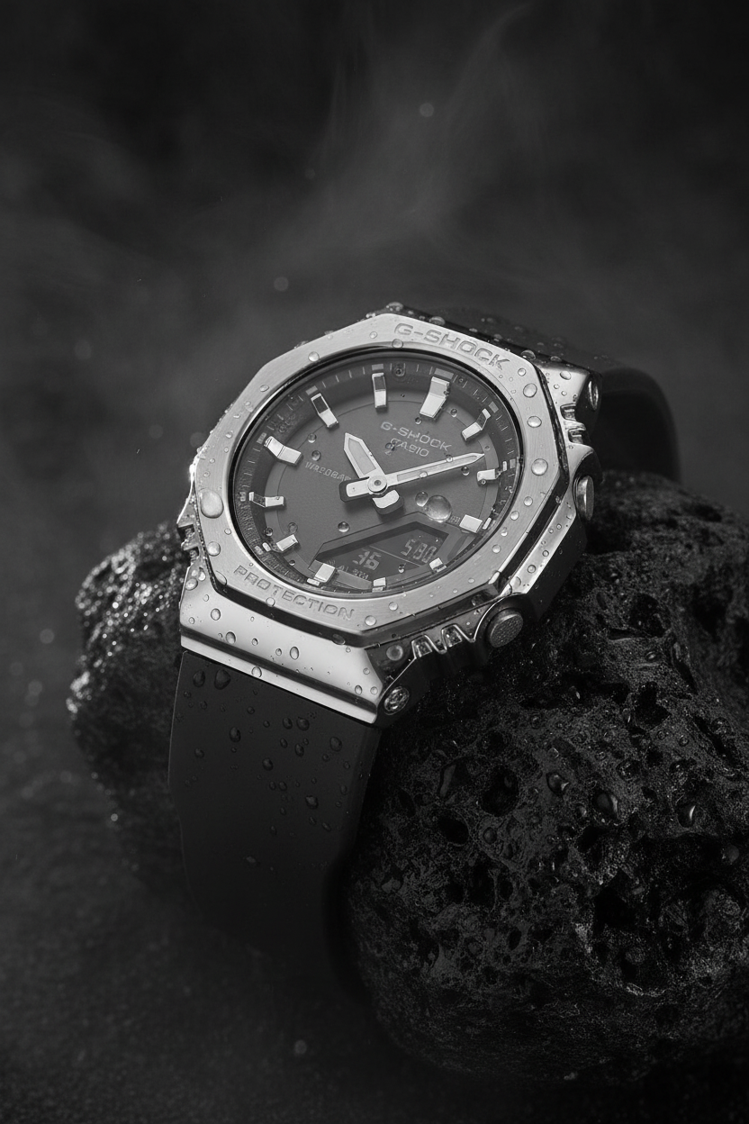 RELOJ CASIO G-SHOCK GM-S2110-1A1DR - NEGRO