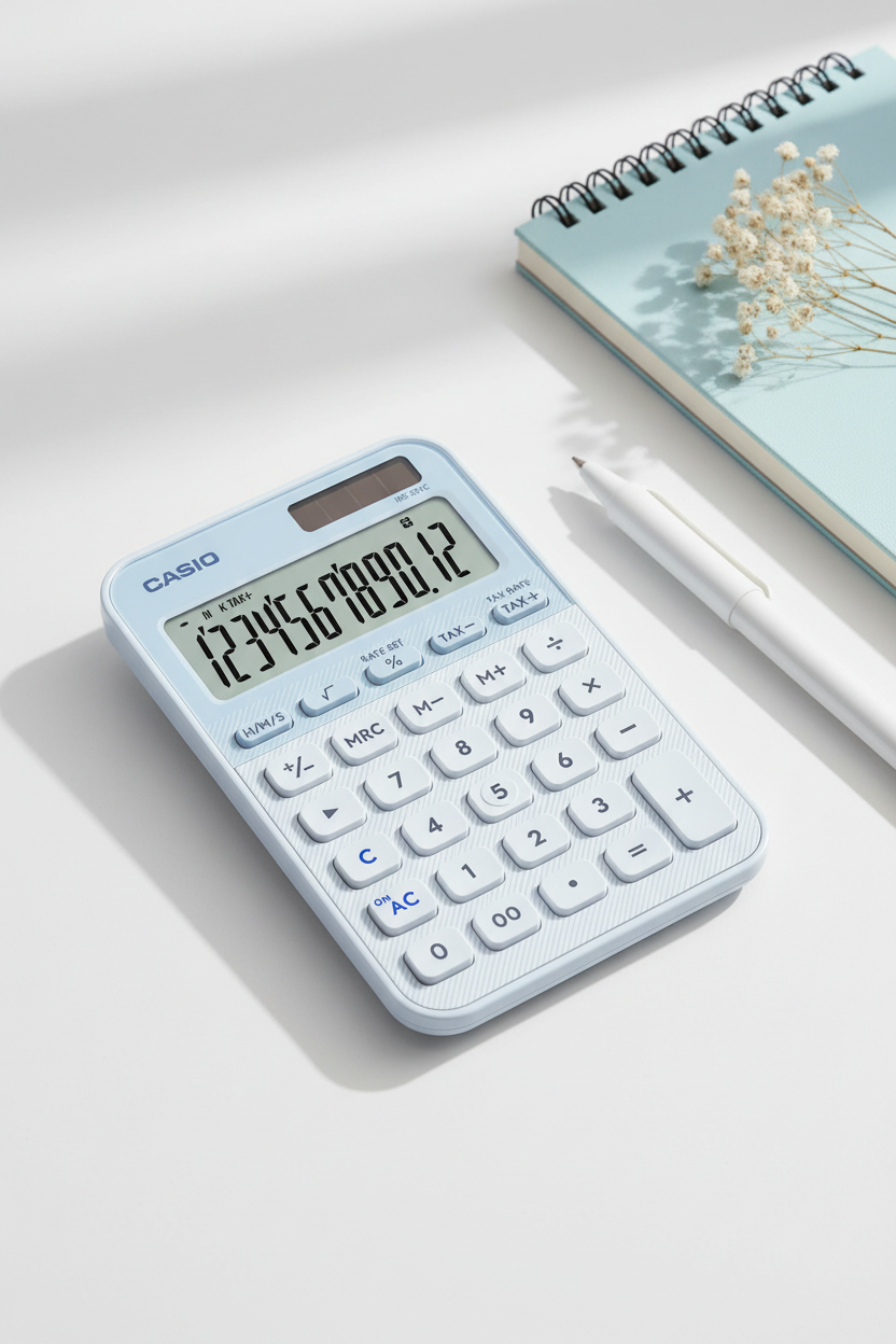 CALCULADORA CASIO - MI ESTILO MS-20YC-LB-W-DP