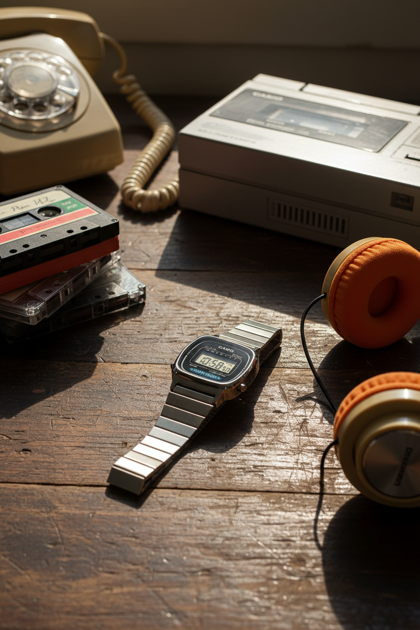 Casio LA670WA-1DF - vintage 80s cassettes