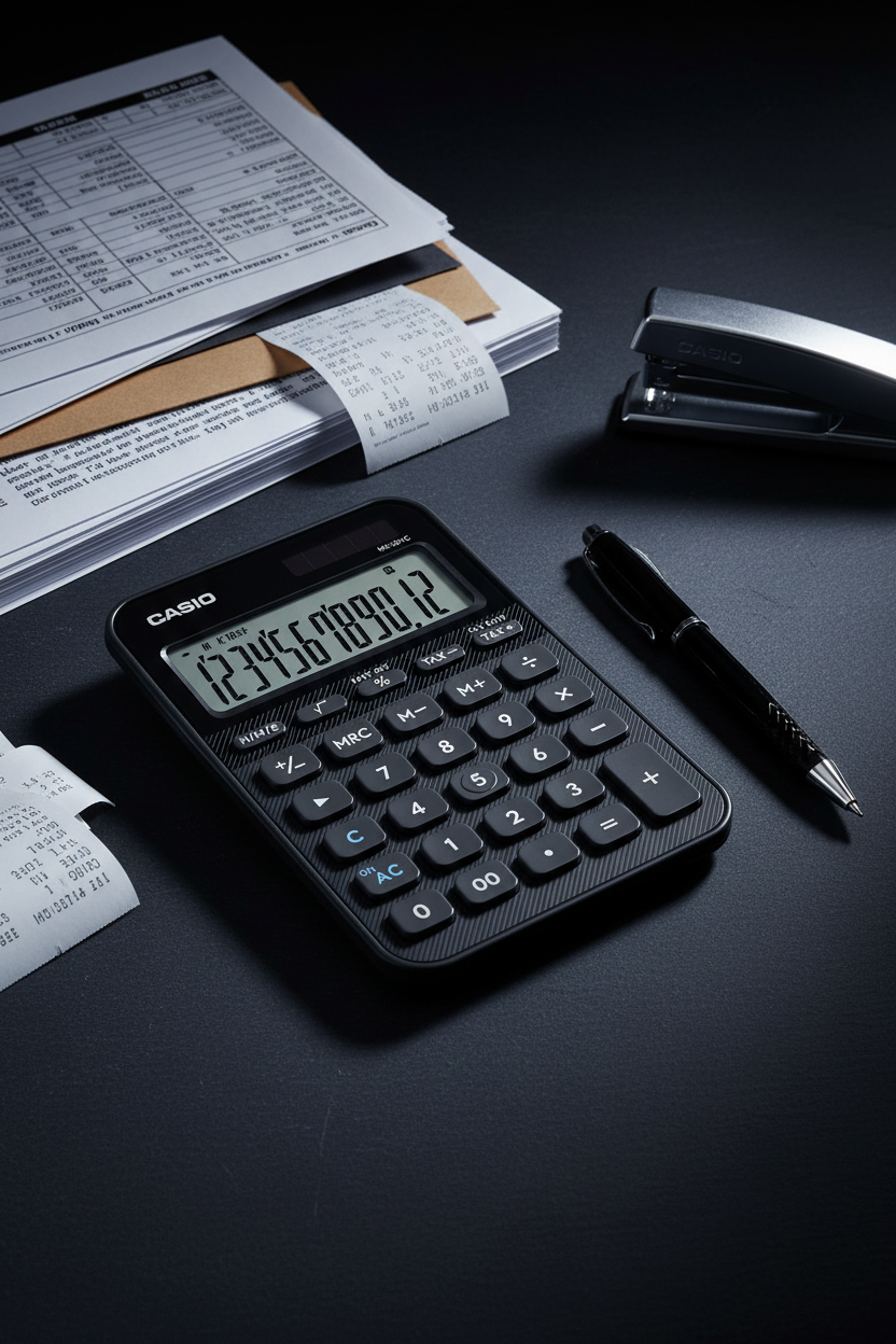 CALCULADORA CASIO - MI ESTILO MS-20YC-BK-W-DP