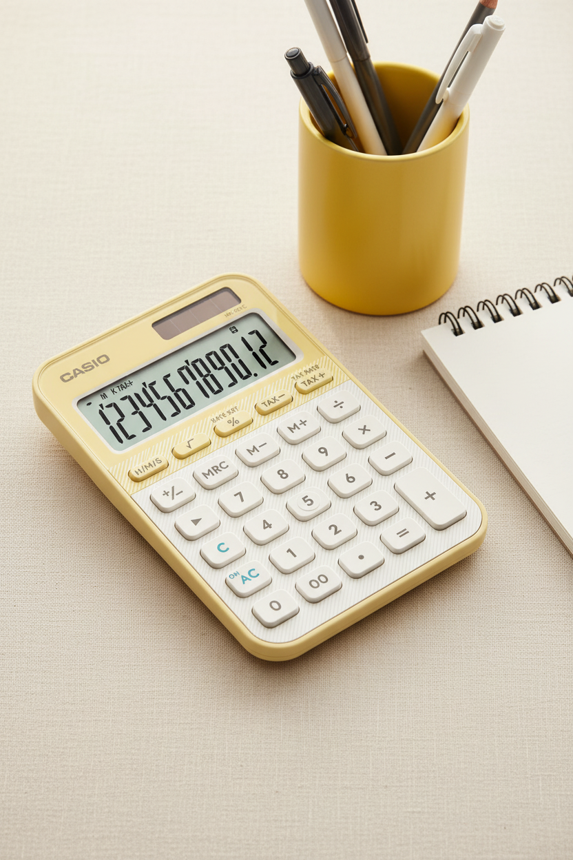 CALCULADORA CASIO - MI ESTILO MS-20YC-LY-W-DP