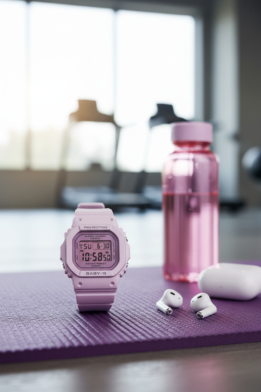 RELOJ PARA MUJER CASIO BABY-G BGD-565SC-4BDR - MORADO