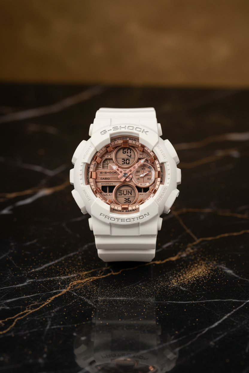 RELOJ CASIO G-SHOCK GMA-S140PG-7ADR - BLANCO