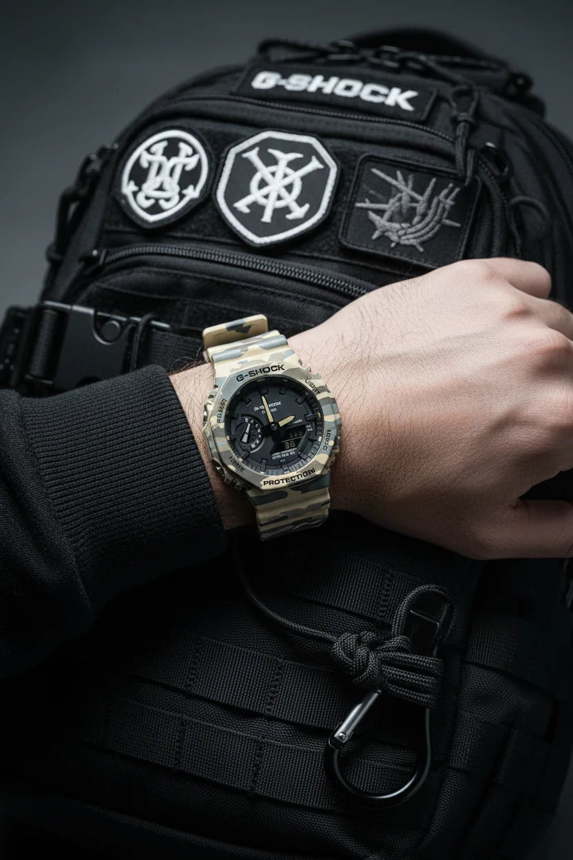RELOJ CASIO G-SHOCK GA-2100CM-5ADR - CAFÉ