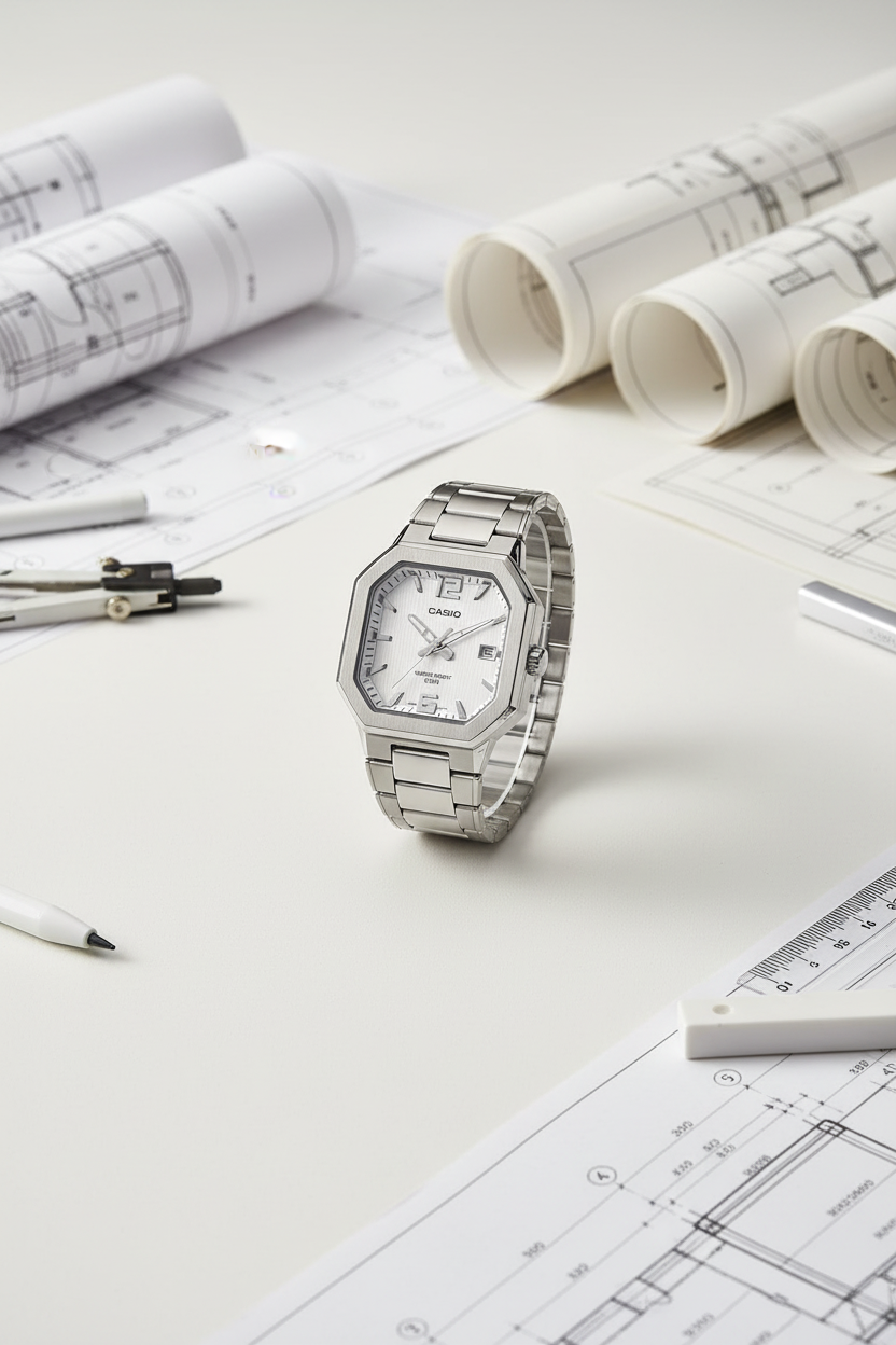 MTP-B195D-7AVDF  RELOJ PARA HOMBRE CASIO - BLANCO