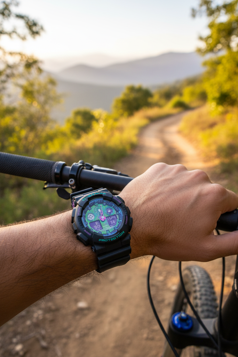 GA-100BL-1ADR Lifestyle 1 - Mountain bike