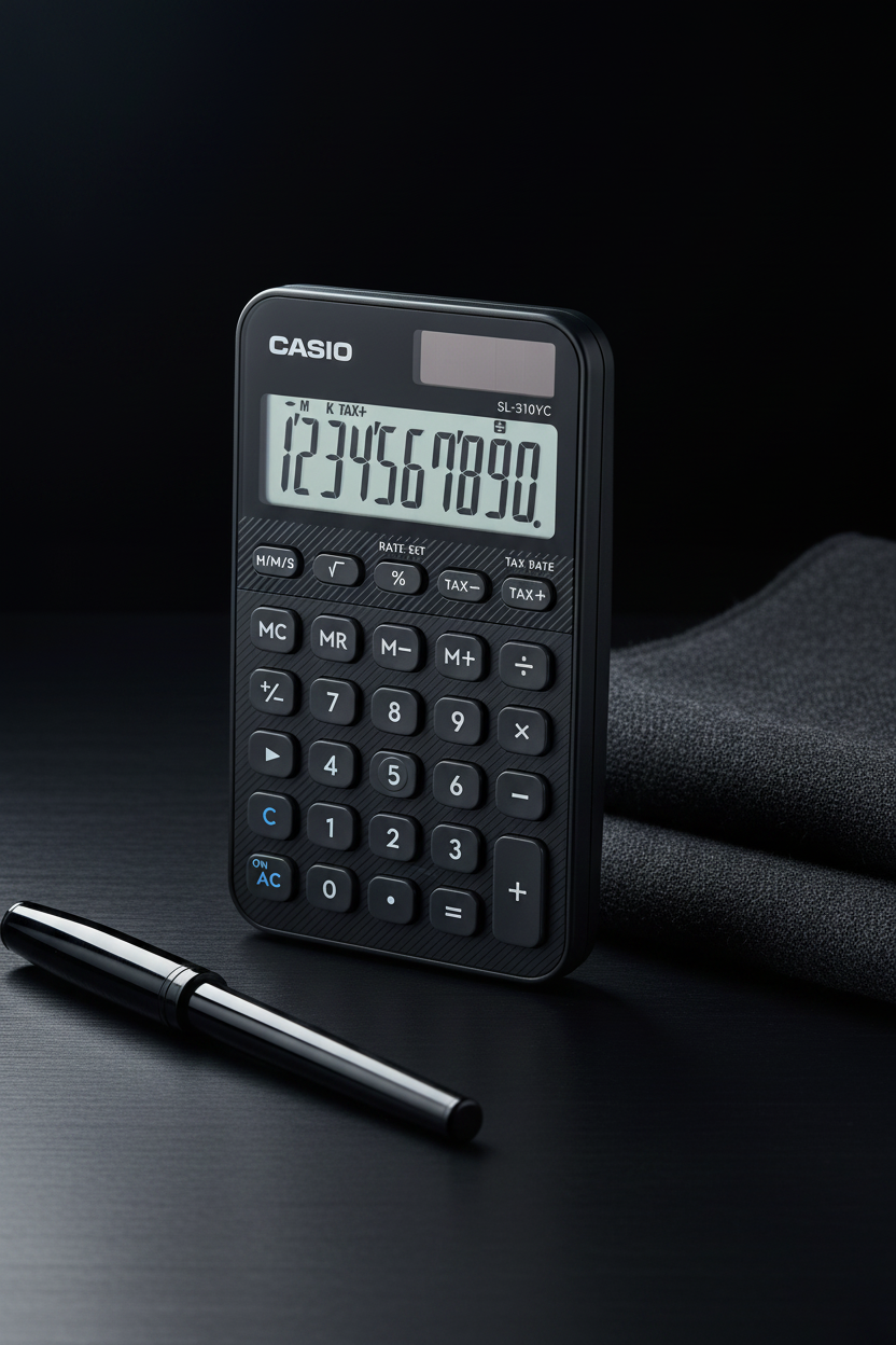 CALCULADORA CASIO - MI ESTILO SL-310YC-BK-W-DP