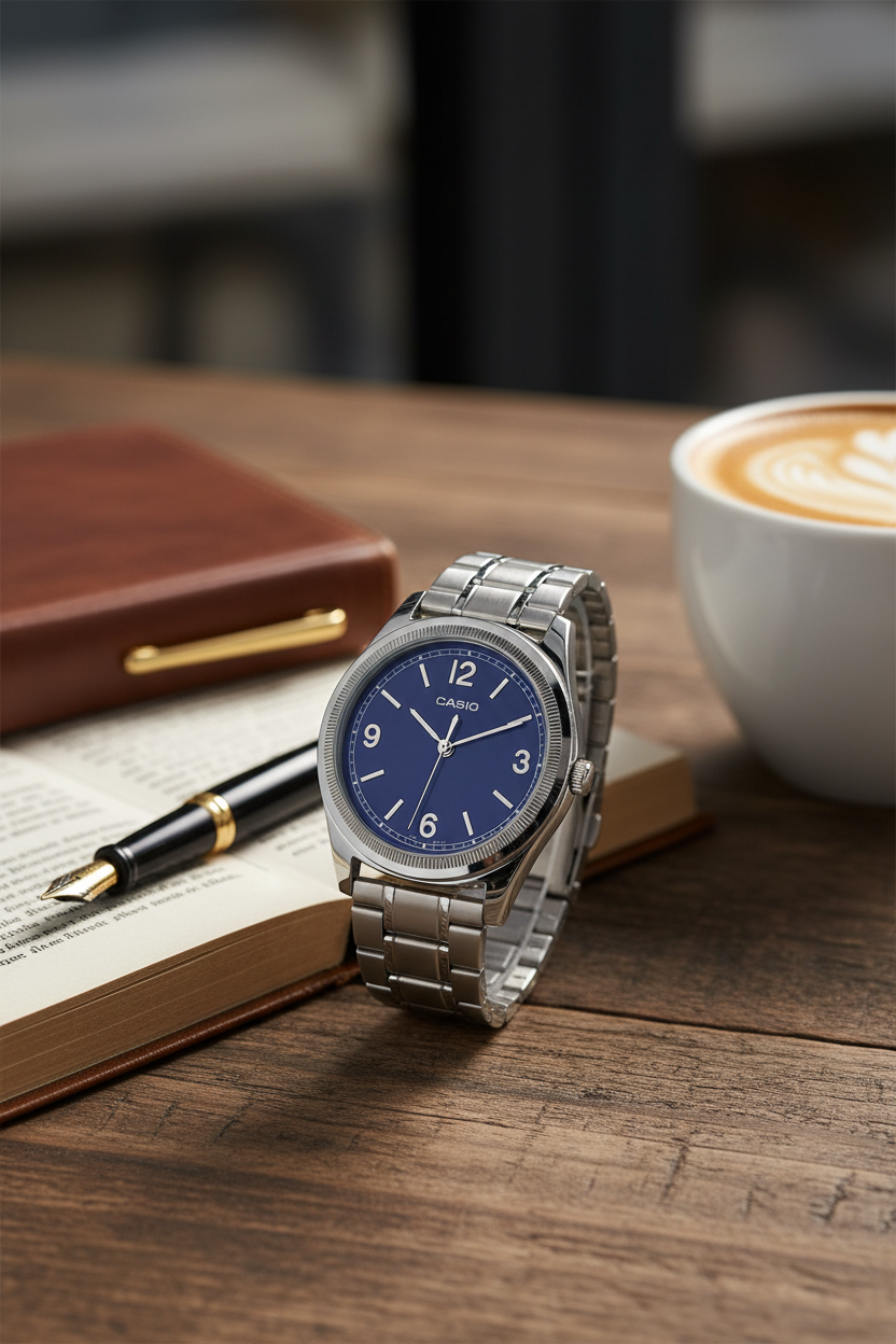 RELOJ PARA HOMBRE CASIO MTP-B210D-2A2VDF  - AZUL