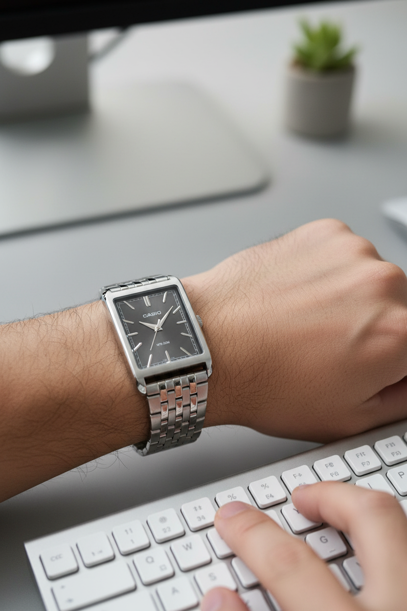 MTP-B215D-8AVDF RELOJ PARA HOMBRE CASIO - GRIS