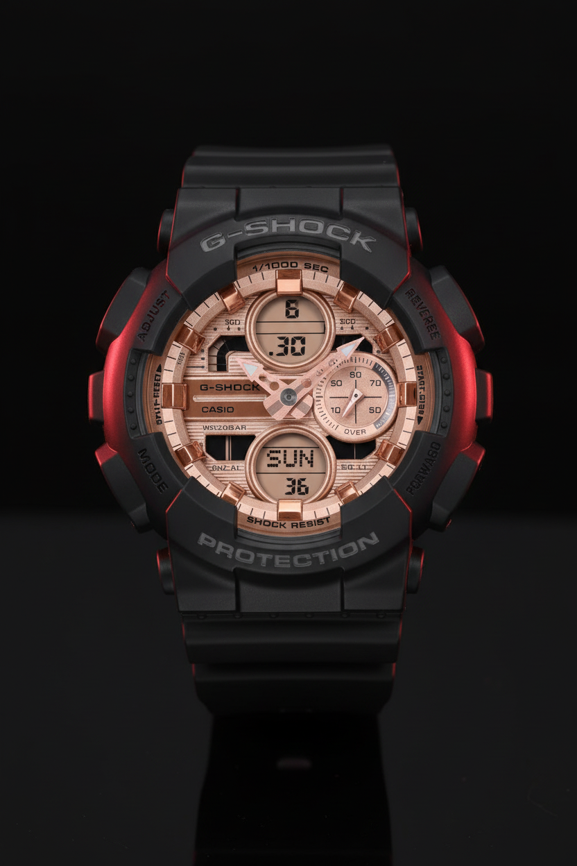 RELOJ CASIO G-SHOCK GMA-S140PG-1ADR - NEGRO