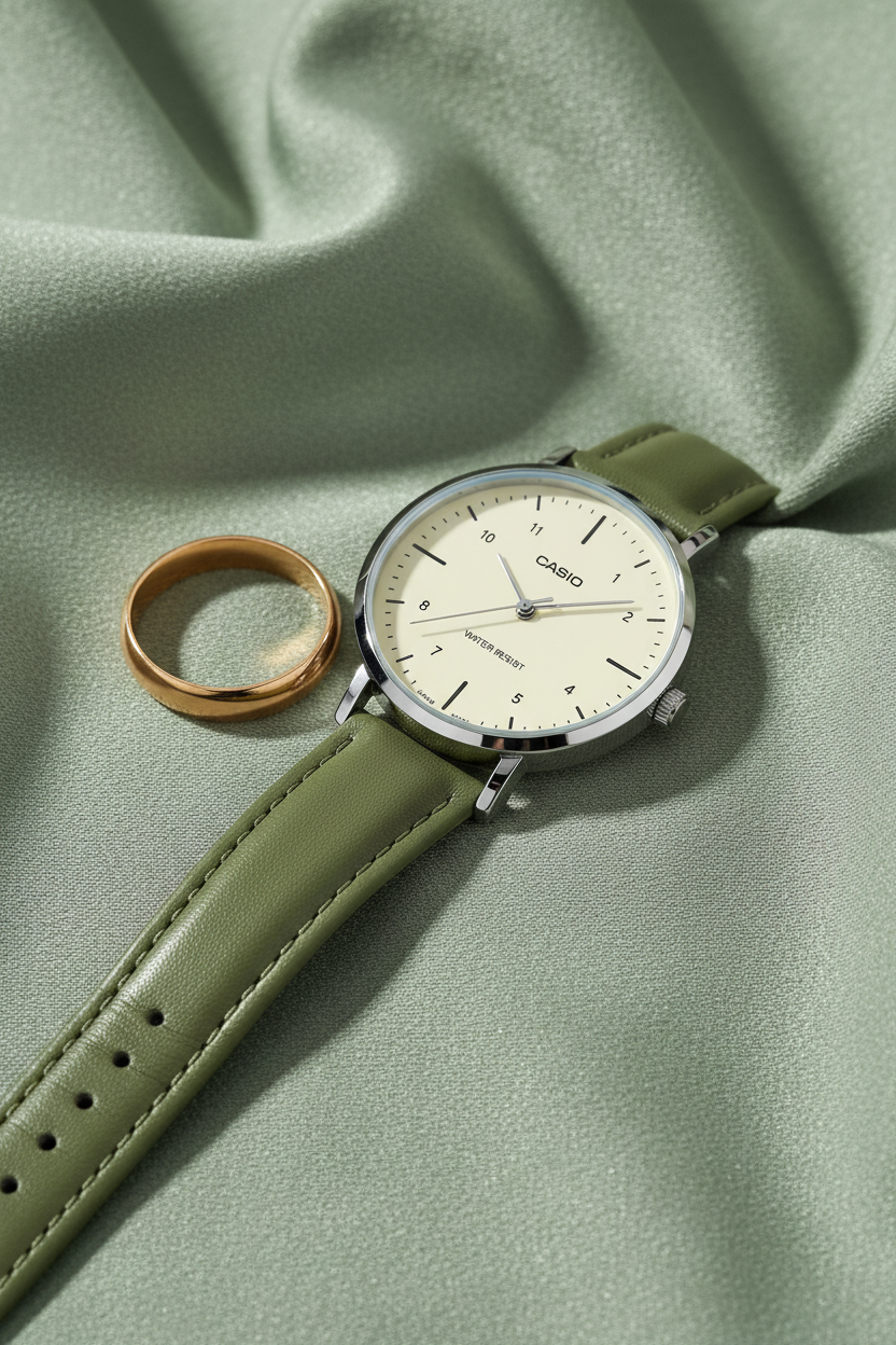 LTP-VT03L-3BDF RELOJ PARA MUJER CASIO - VERDE