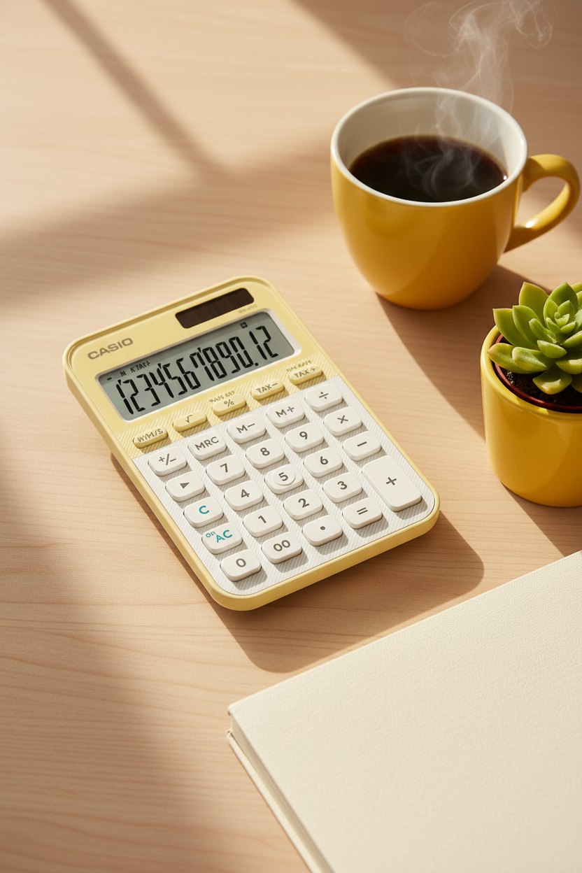 CALCULADORA CASIO - MI ESTILO MS-20YC-LY-W-DP
