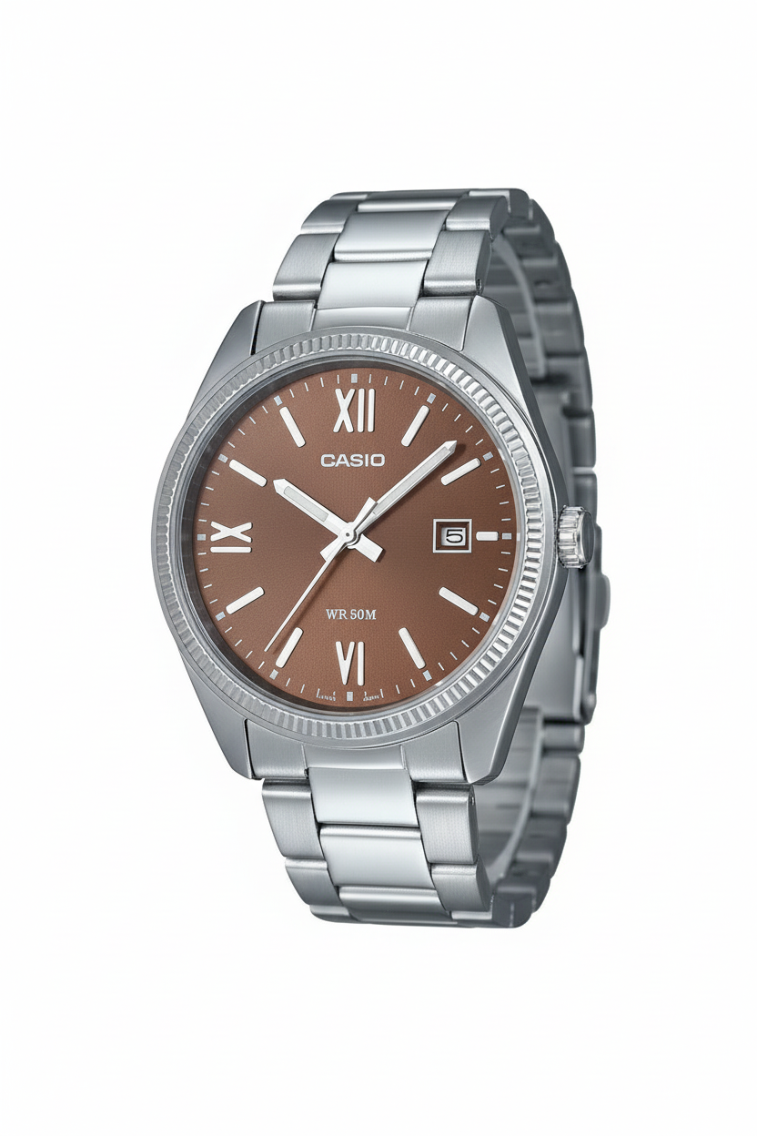 Casio MTP-1302DD-5AVDF - fondo blanco ángulo