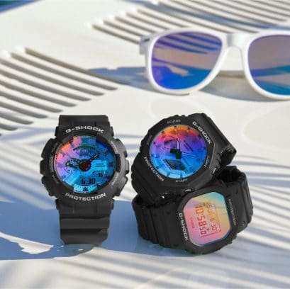 CASIO G-SHOCK GA-110SR-1ADR – RELOJ ANÁLOGO DIGITAL PARA HOMBRE – NEGRO