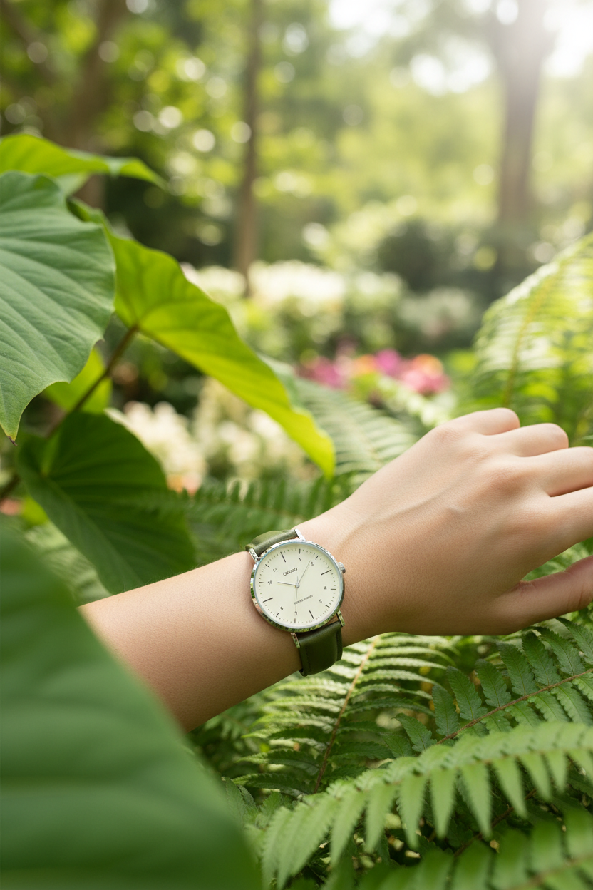 LTP-VT03L-3BDF RELOJ PARA MUJER CASIO - VERDE