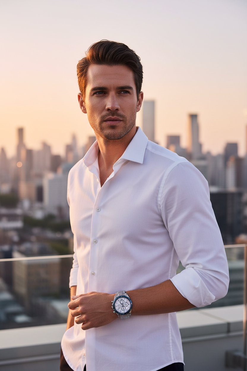 RELOJ PARA HOMBRE CASIO EDIFICE EFR-574DE-7AVUDF - BLANCO