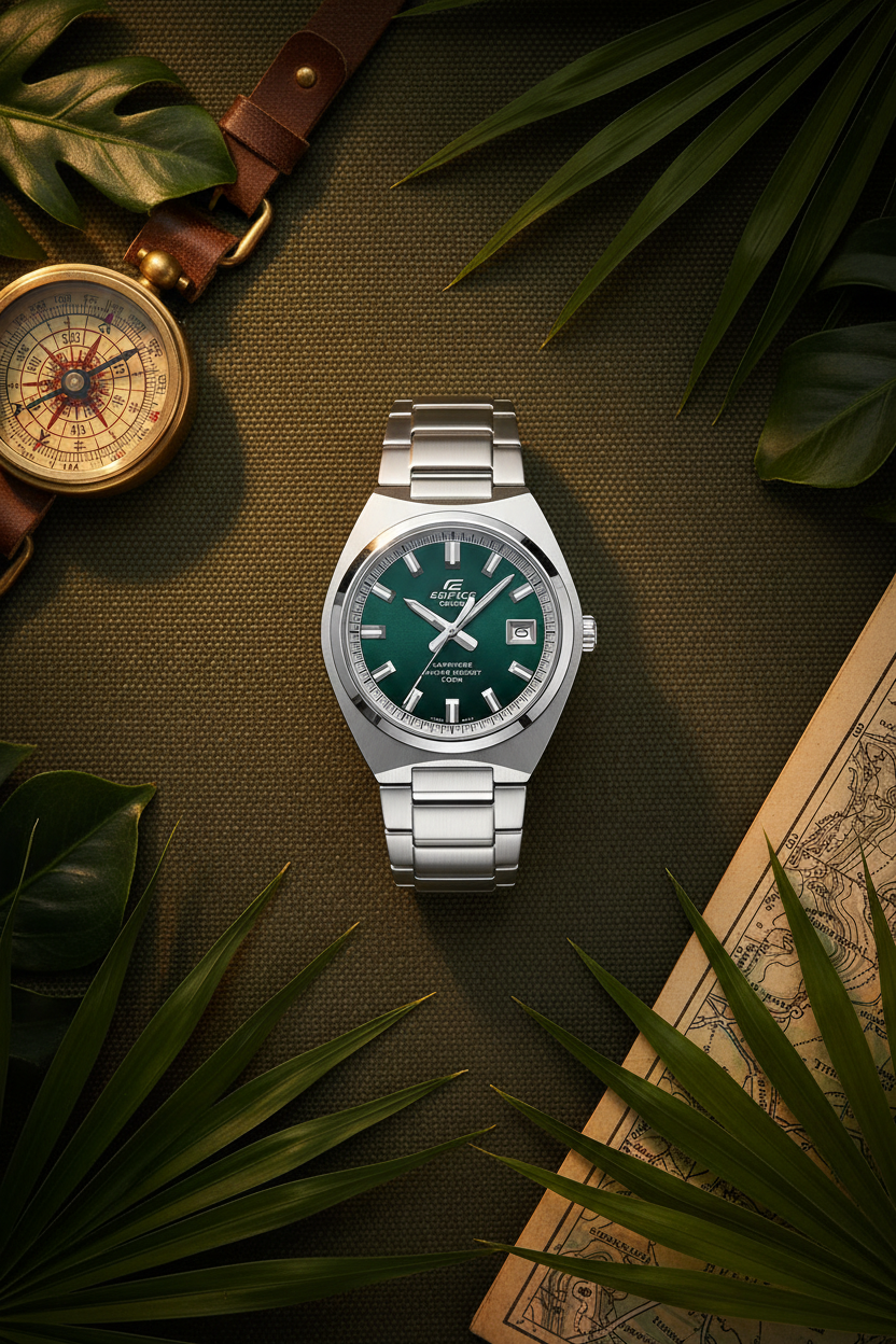 RELOJ PARA HOMBRE CASIO EDIFICE EFB-109D-3AVDF - VERDE