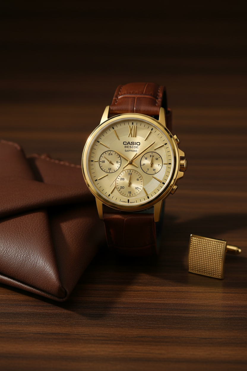 RELOJ PARA HOMBRE CASIO BMS-300GL-5AVDF - CAFÉ