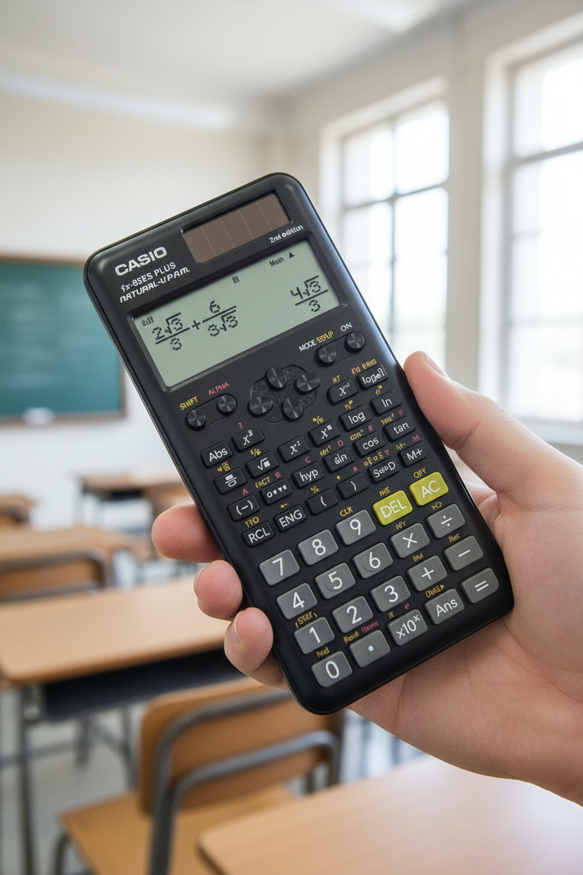 CALCULADORA CASIO - ESCUELA Y UNIVERSIDAD FX-85ESPLUS-2-WDTW