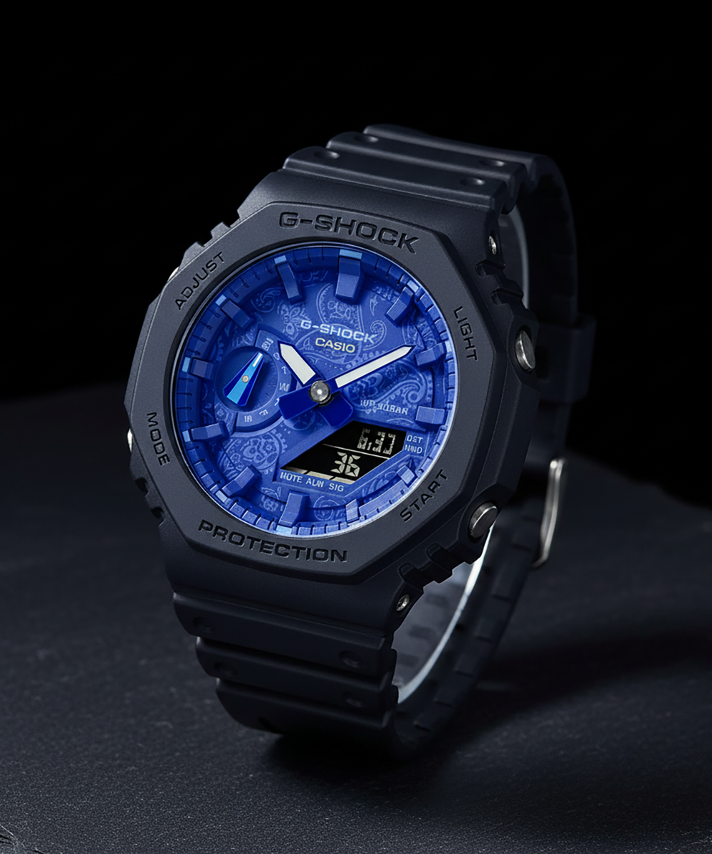 RELOJ ANÁLOGO DIGITAL PARA HOMBRE CASIO G-SHOCK GA-2100BP-1ADR - NEGRO