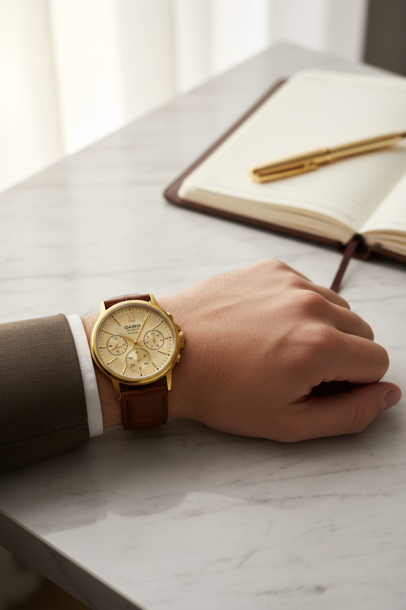 RELOJ PARA HOMBRE CASIO BMS-300GL-5AVDF - CAFÉ