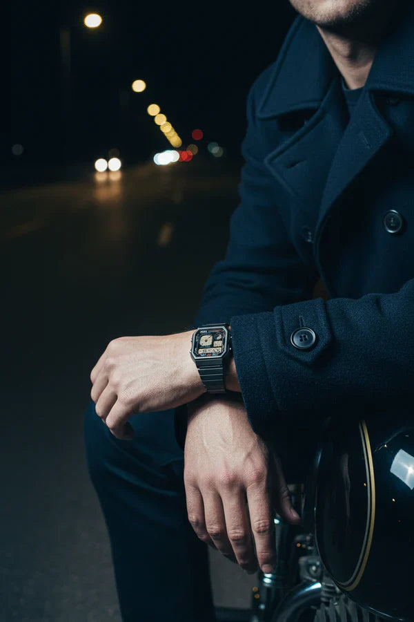 RELOJ CASIO VINTAGE A130WEGG-1ADF - NEGRO
