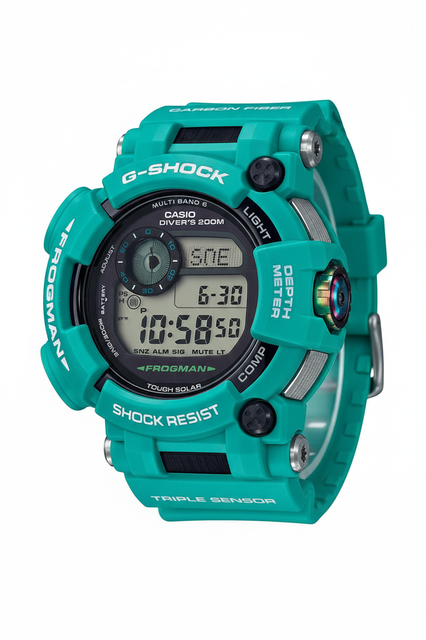 Casio G-Shock GWF-D1000MB-3DR - fondo blanco ángulo