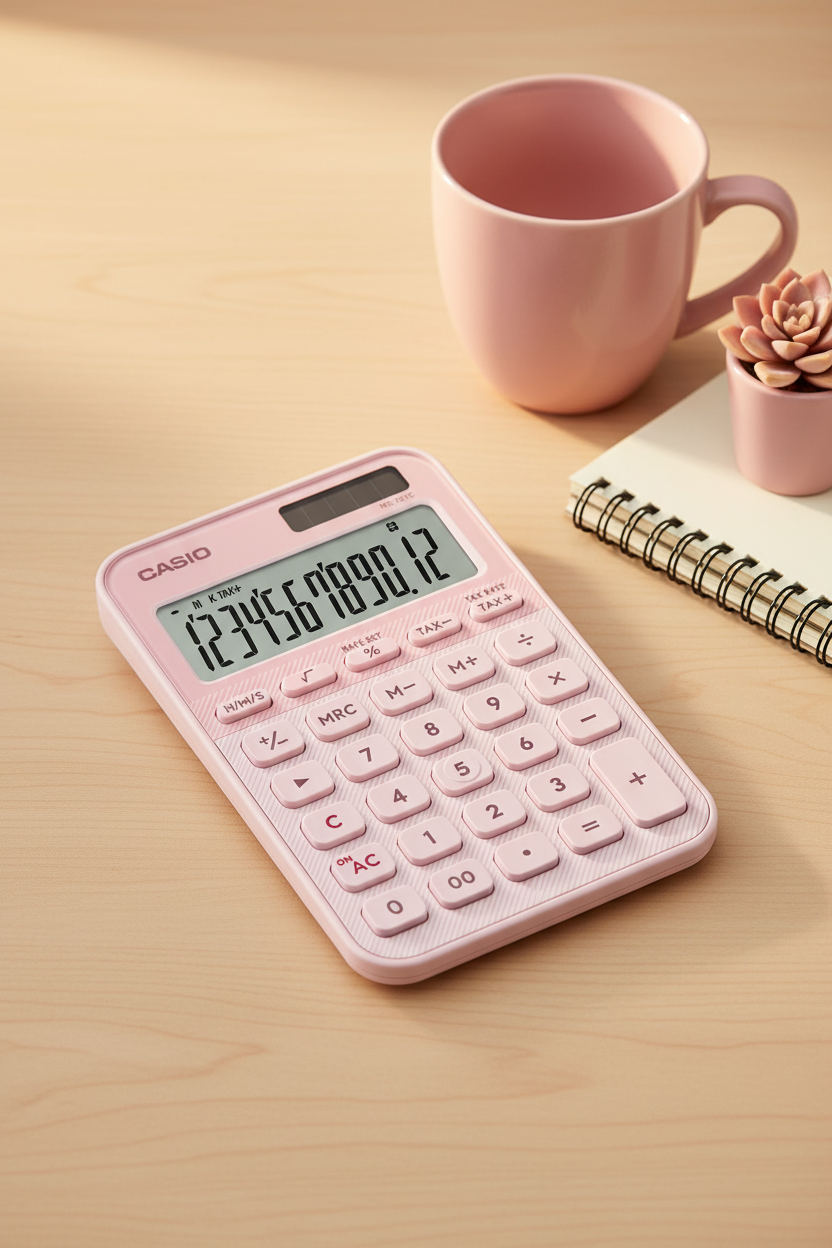 CALCULADORA CASIO - MI ESTILO MS-20YC-LP-W-DP