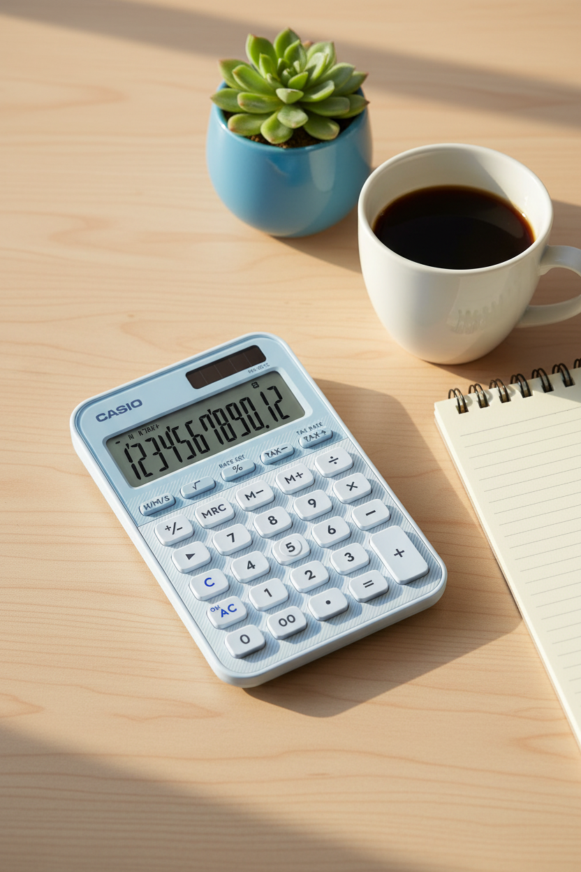 CALCULADORA CASIO - MI ESTILO MS-20YC-LB-W-DP