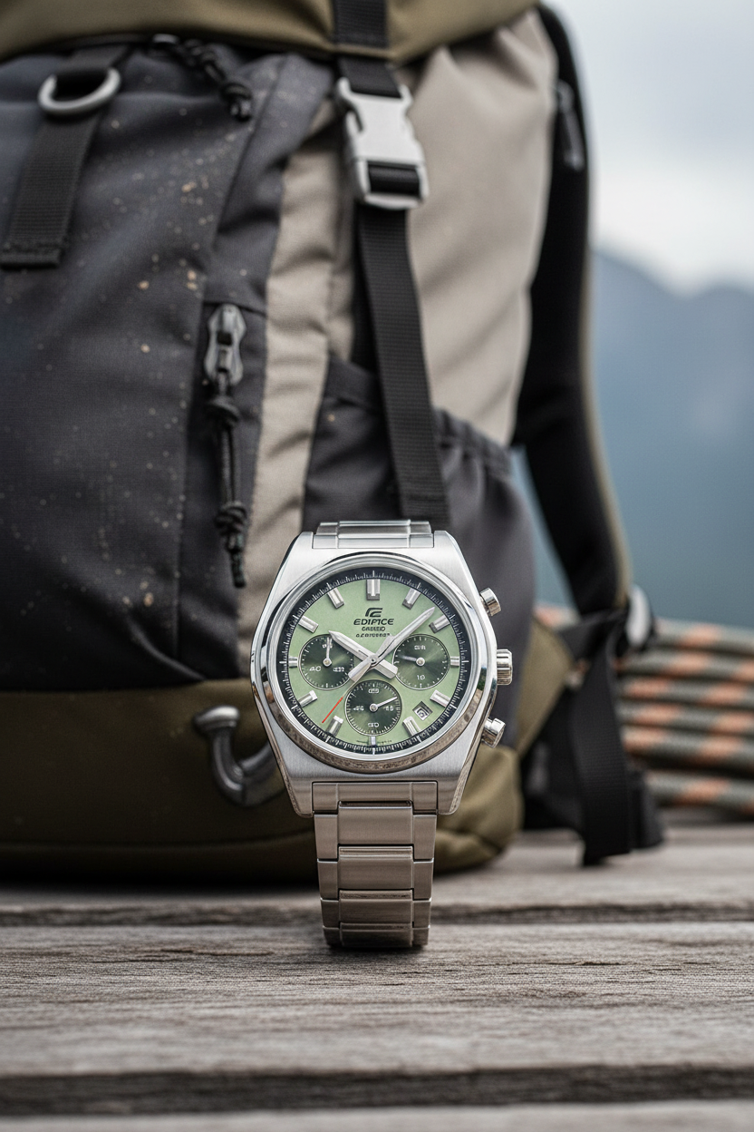 RELOJ PARA HOMBRE CASIO EDIFICE EFB-730D-3AVUDF -VERDE