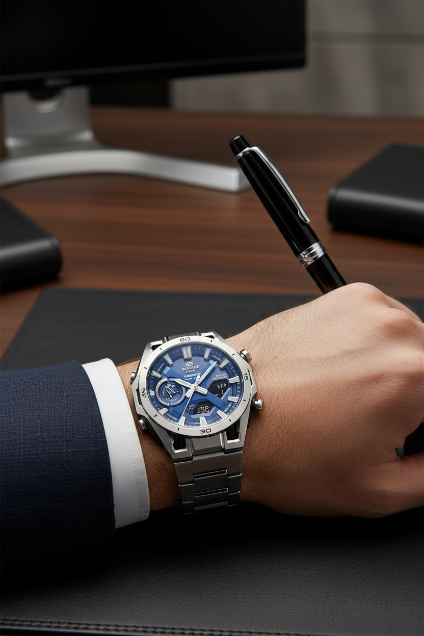 ECB-2300D-2ADF RELOJ PARA HOMBRE CASIO EDIFICE - AZUL