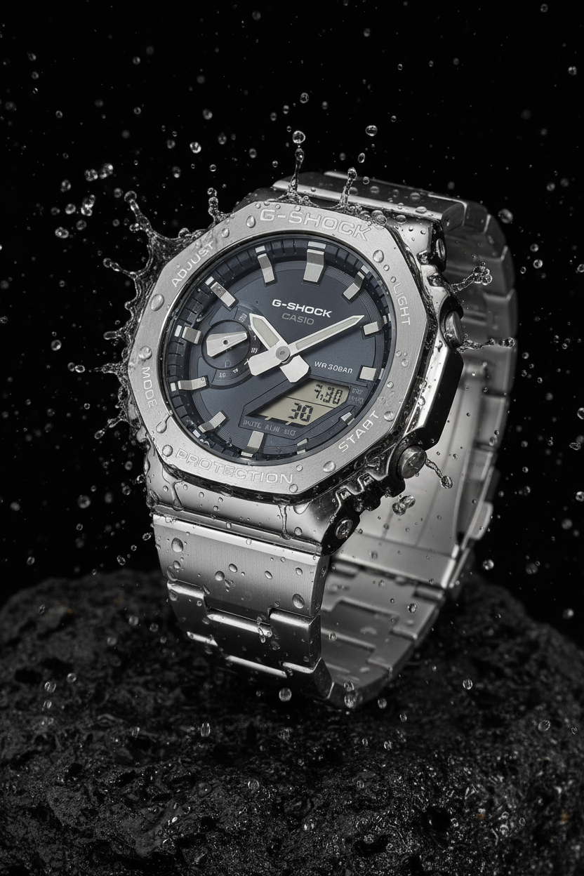 RELOJ PARA HOMBRE CASIO G-SHOCK GM-2110D-8ADR RELOJ - GRIS