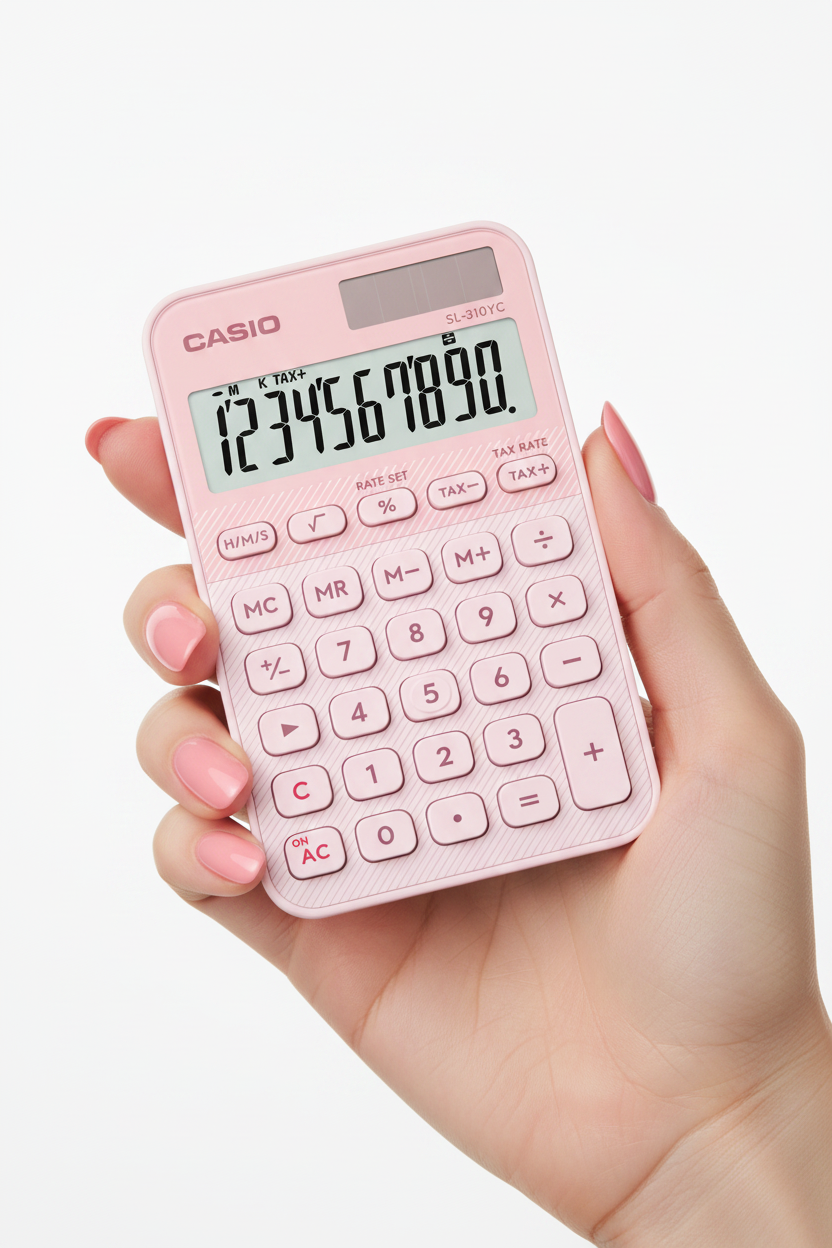 CALCULADORA CASIO - MI ESTILO SL-310YC-LP-W-DP