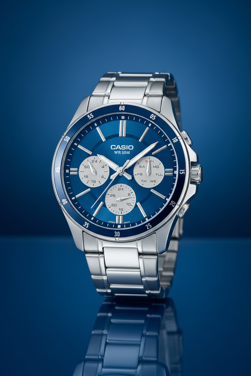 Casio MTP-1374D-2A3VDF - azul elegante