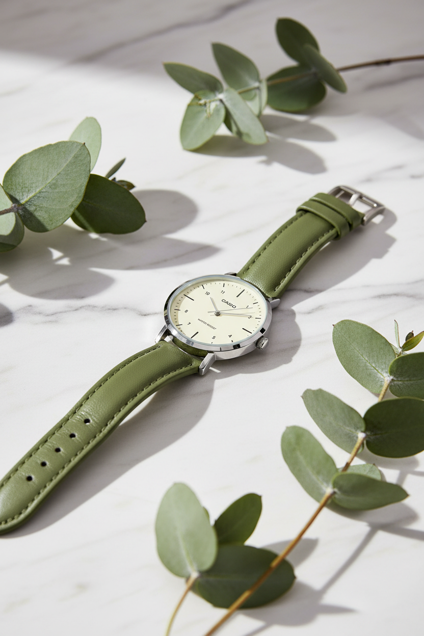 LTP-VT03L-3BDF RELOJ PARA MUJER CASIO - VERDE