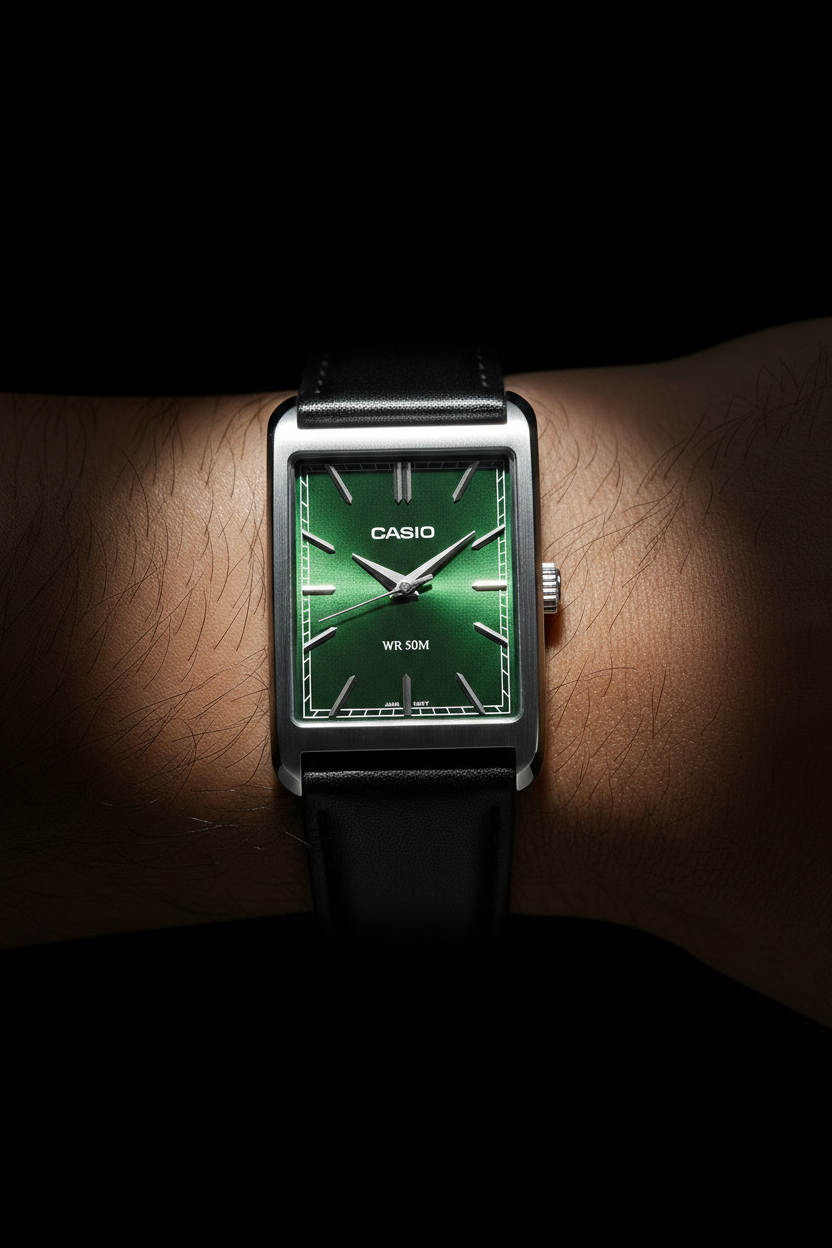 RELOJ PARA HOMBRE CASIO  MTP-B215L-3AVDF  - VERDE