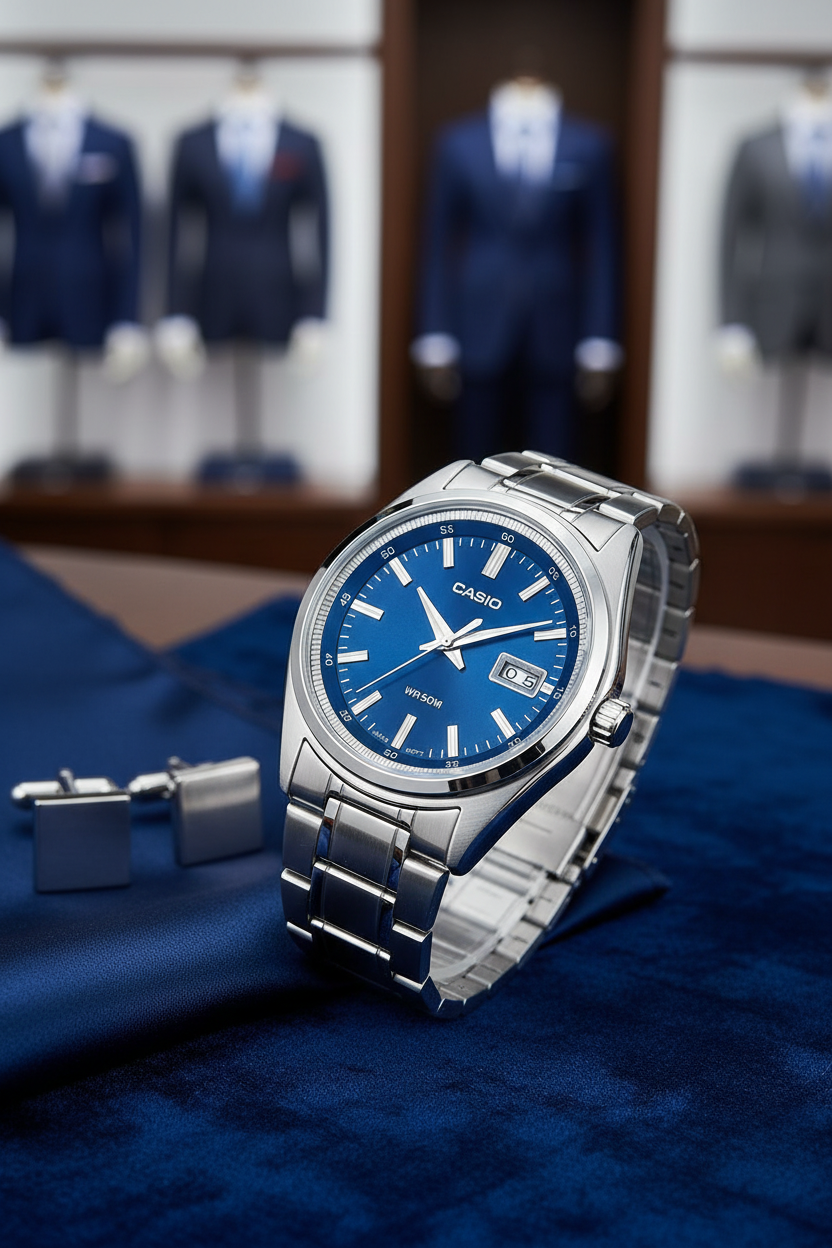 MTP-B180D-2AVDF RELOJ PARA HOMBRE CASIO - AZUL