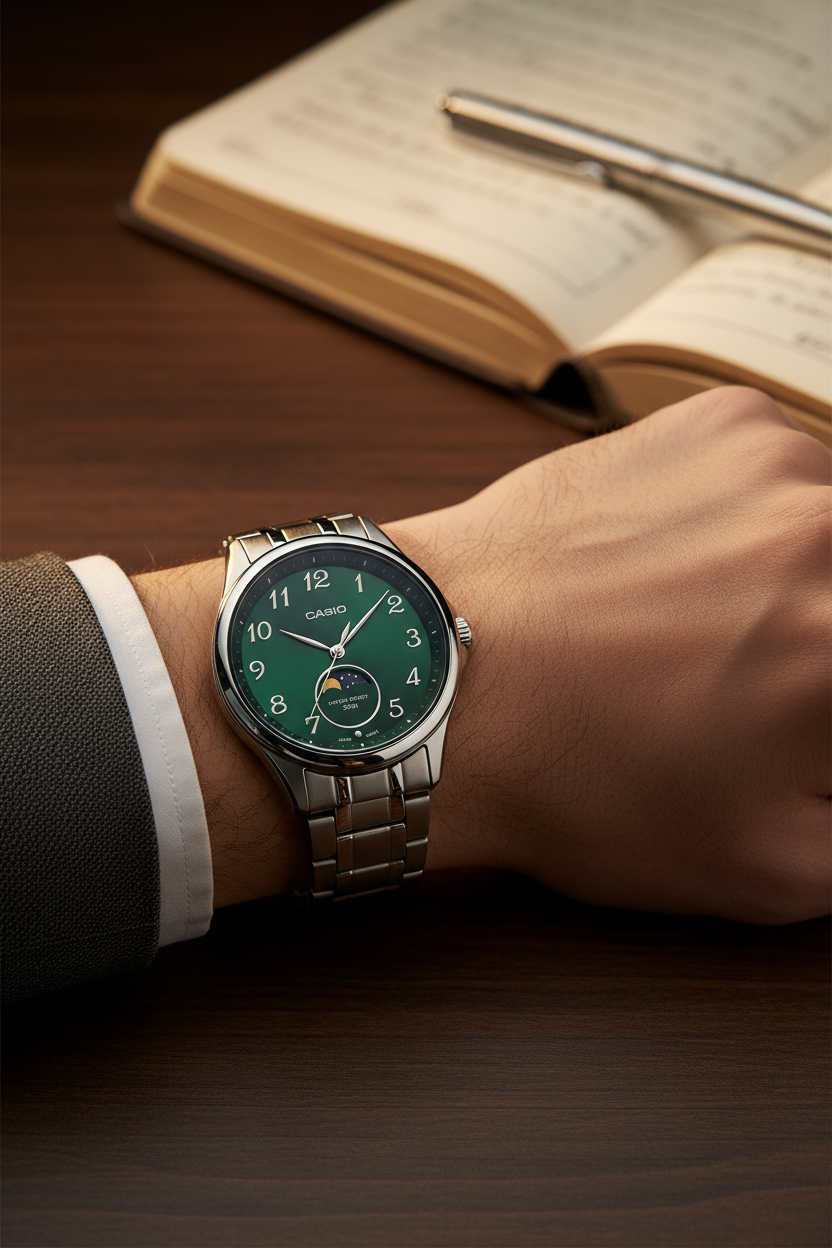 RELOJ PARA HOMBRE CASIO MTP-M110D-3AVDF - VERDE