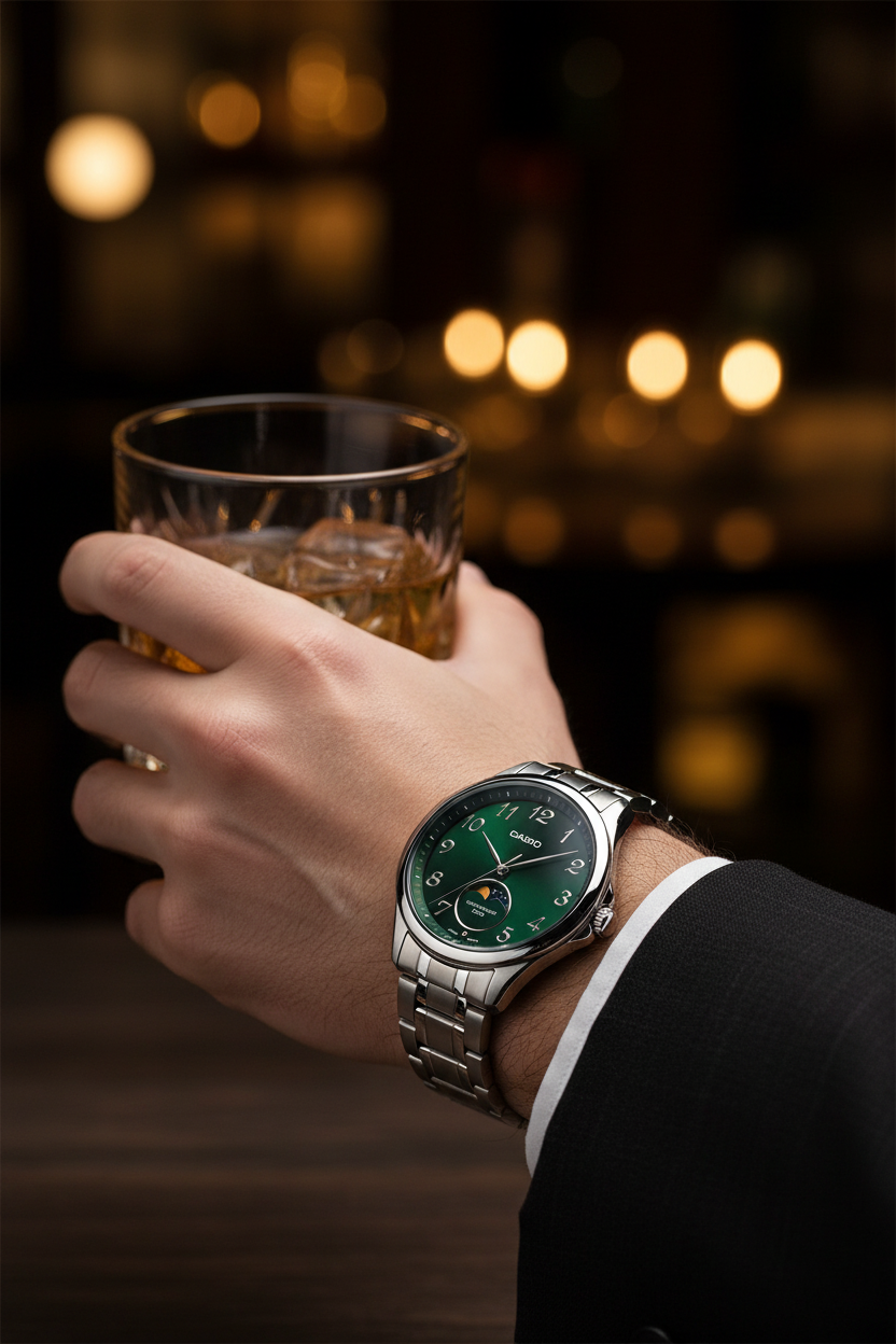 RELOJ PARA HOMBRE CASIO MTP-M110D-3AVDF - VERDE