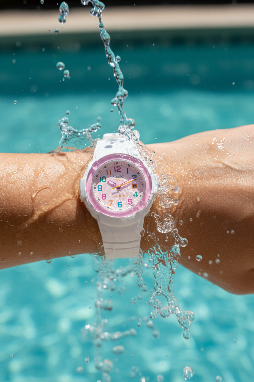 RELOJ PARA MUJER CASIO LX-800H-7A1VDF - BLANCO