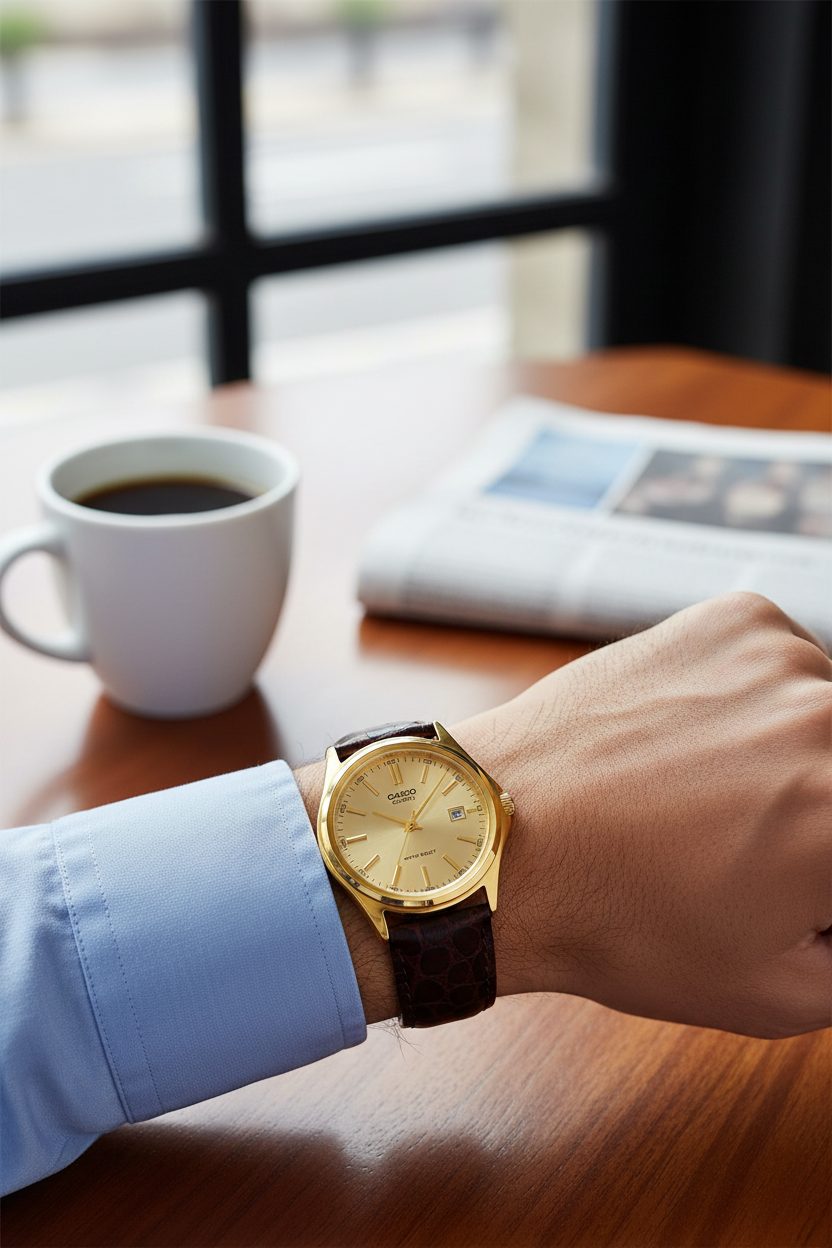 Lifestyle - Business casual con café