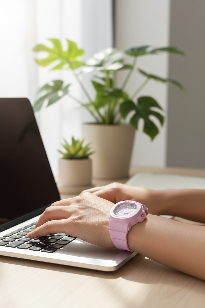 RELOJ PARA MUJER CASIO BABY-G BGA-10D-6ADR - MORADO