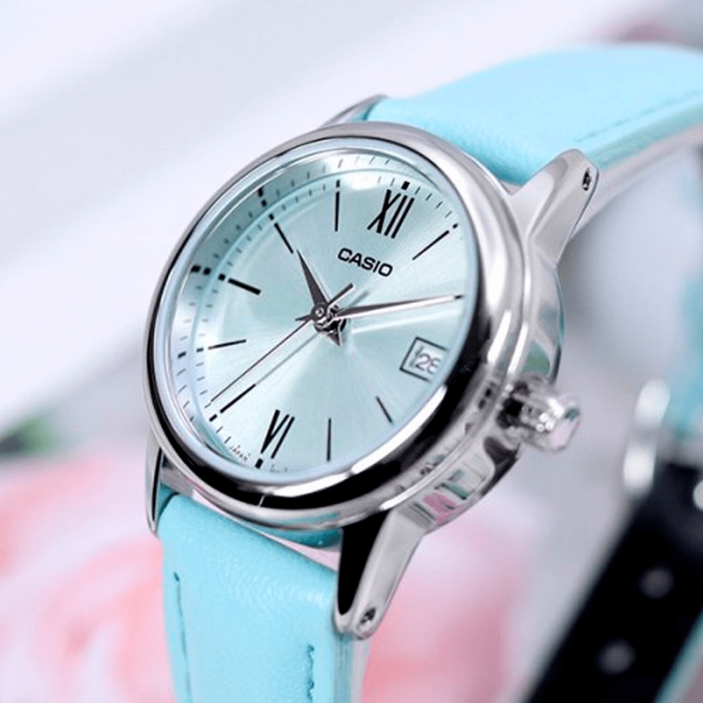 RELOJ PARA MUJER CASIO LTP-V002L-2B3UDF -AZUL